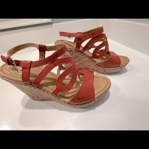Brand BOC.  Size 6.  Wedges.  Red